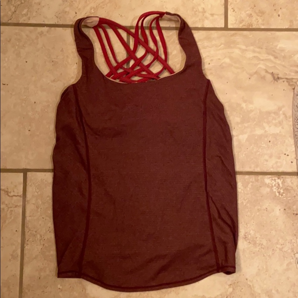 🚫SOLD🚫Lululemon open back tank
